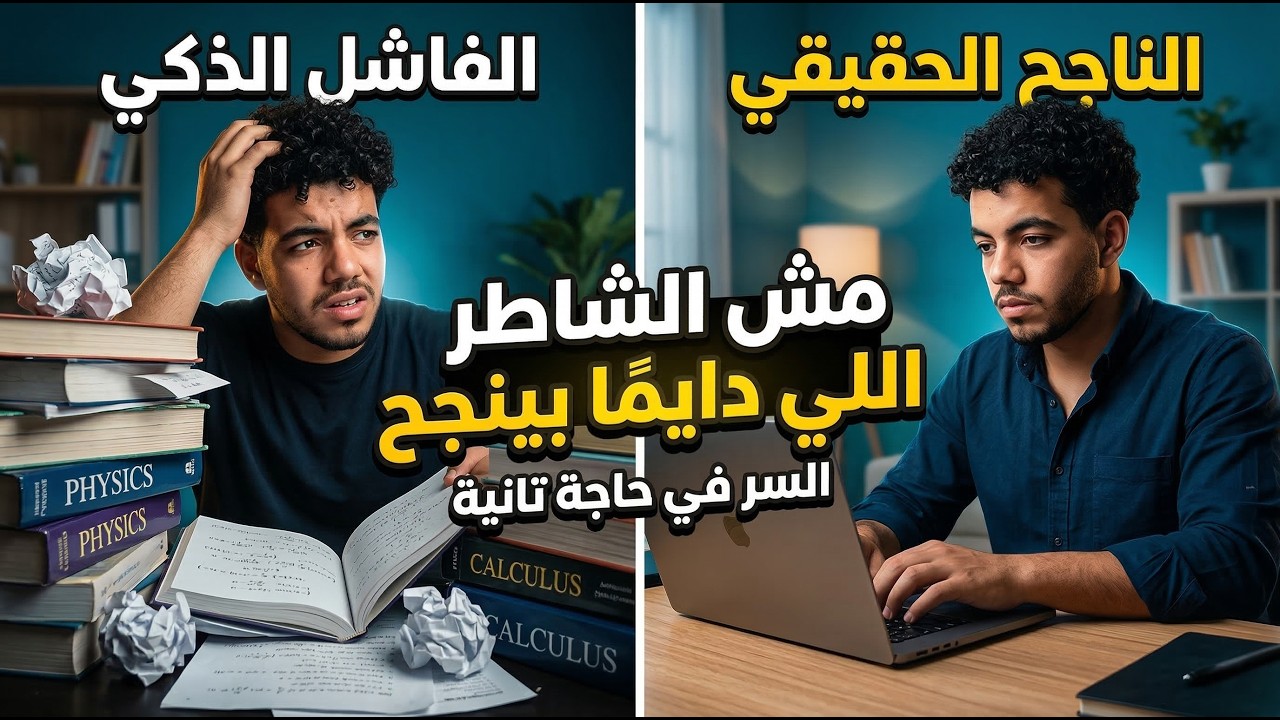 مش الشاطر اللي دايما بينجح السر في حاجات تانية..🤷‍♂️