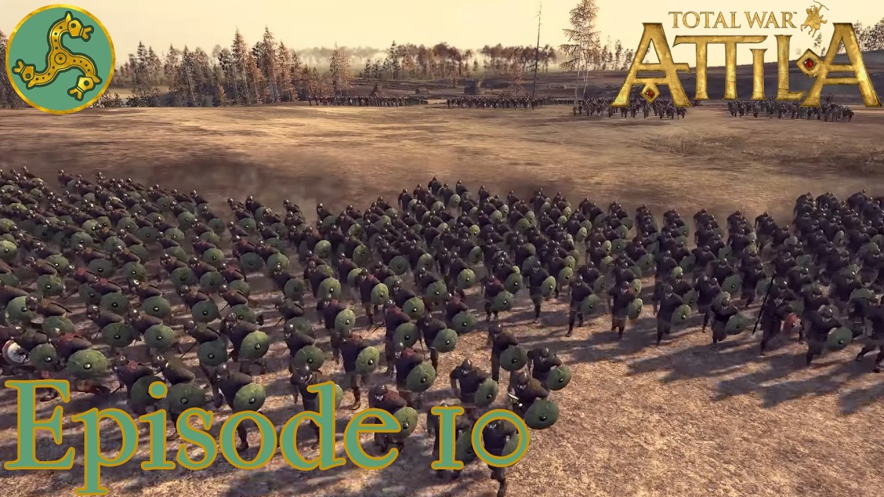 Taking Northern Italy! Ep 10 Franks Campaign Total War Attila (Very Hard)
