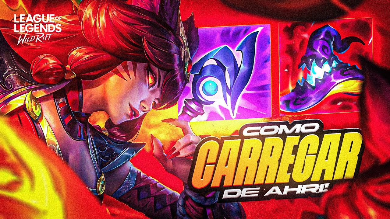 EXPLICATIVA COMO JOGAR DE AHRI E AMASSAR A MAIORIA DAS PTS! LOL WILD RIFT