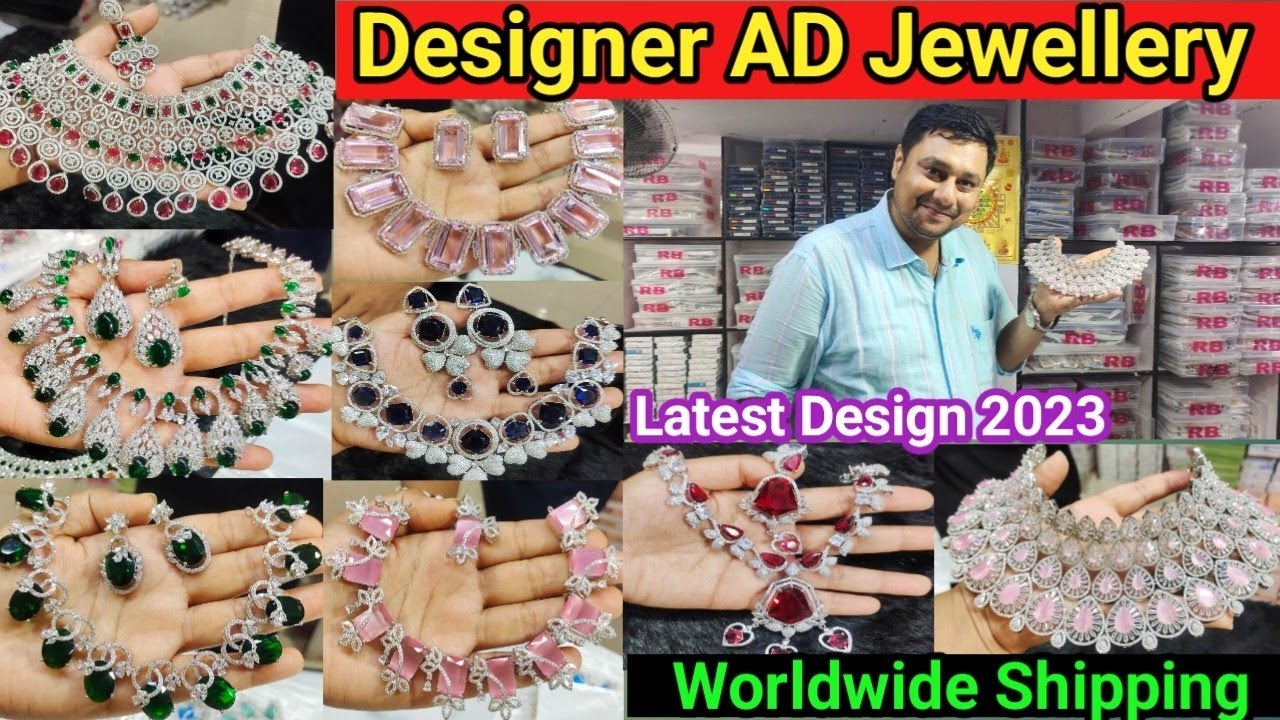 Latest Designer American Diamond Jewellery Collection 2023 | Best Quality Exclusive AD Jewellery