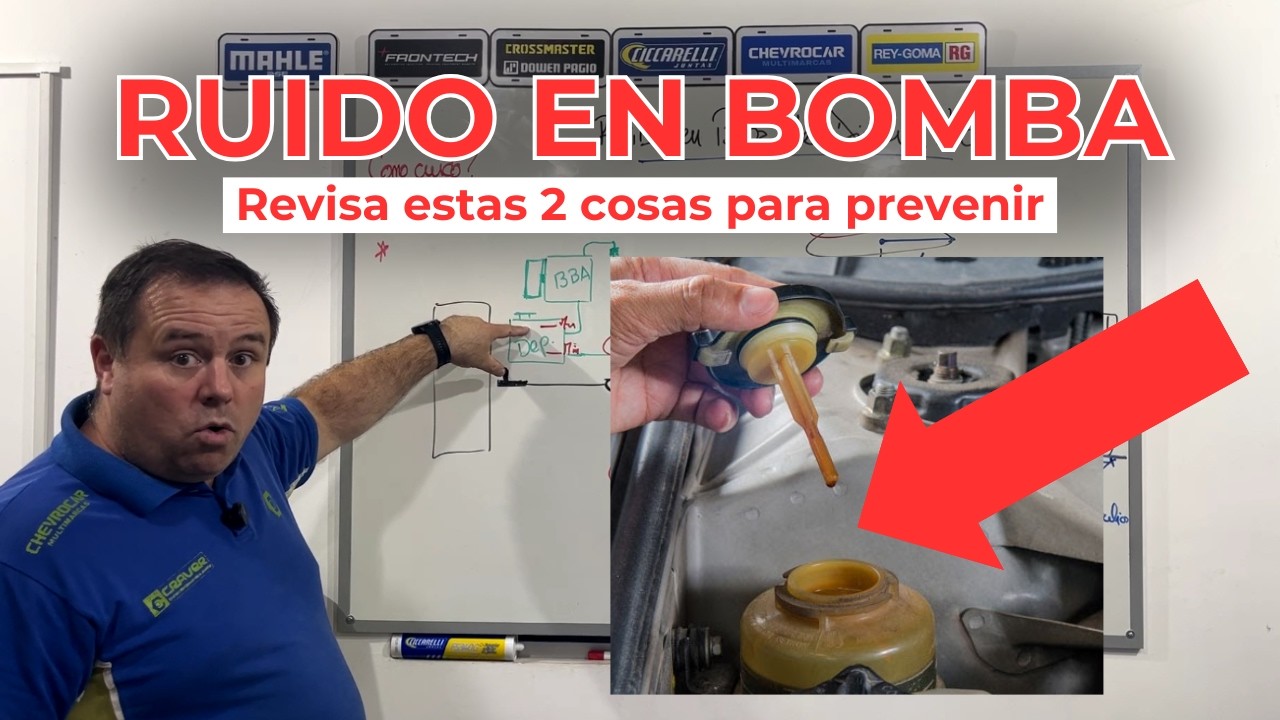 Ruido al MOVER la dirección con auto encendido 👨‍🔧 te explico