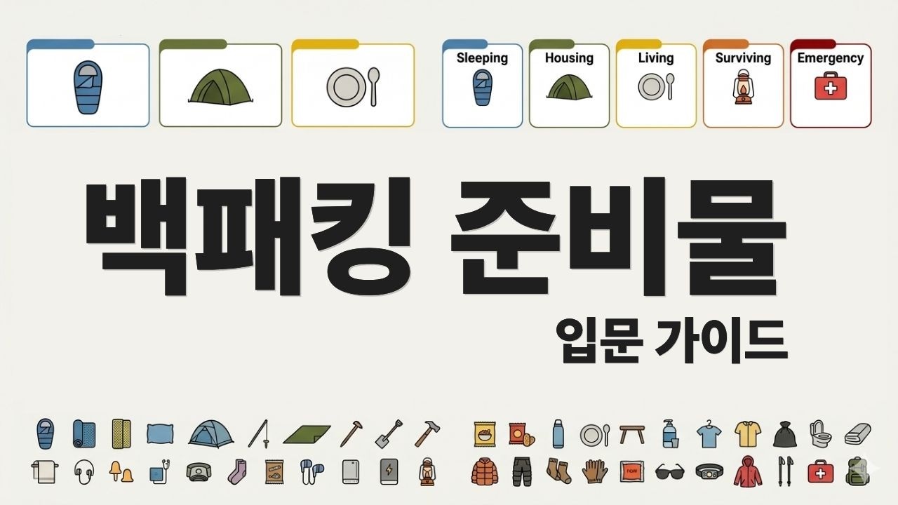 백패킹 패킹리스트 전체 정리