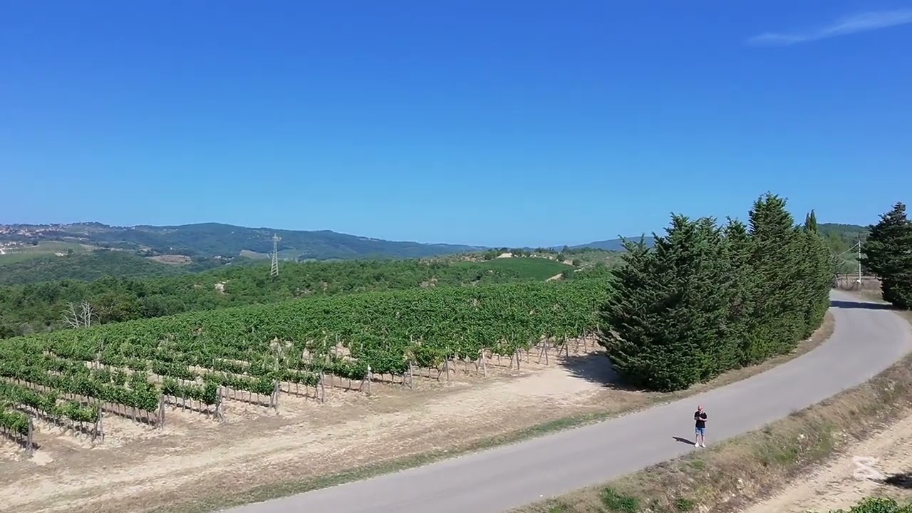 Primo volo drone a San Sano - Gaiole In Chianti - Siena