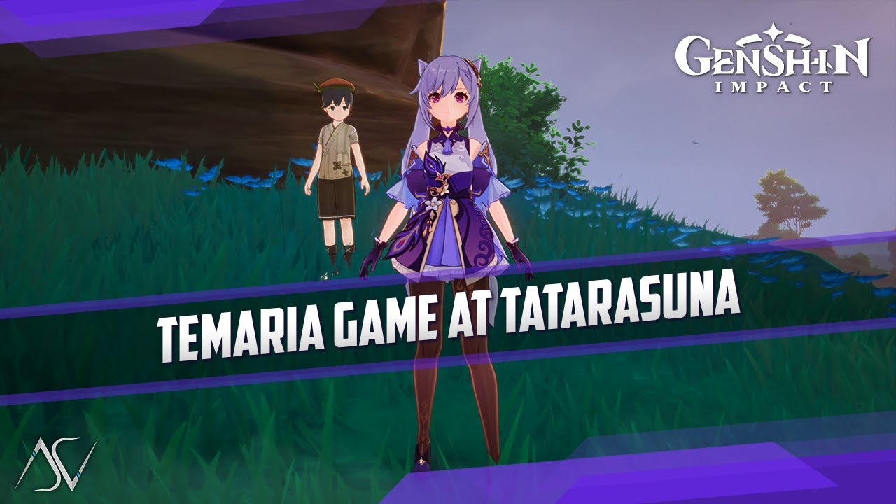 Genshin Impact - Kid Kujirai's Temaria Game at Tatarasuna!