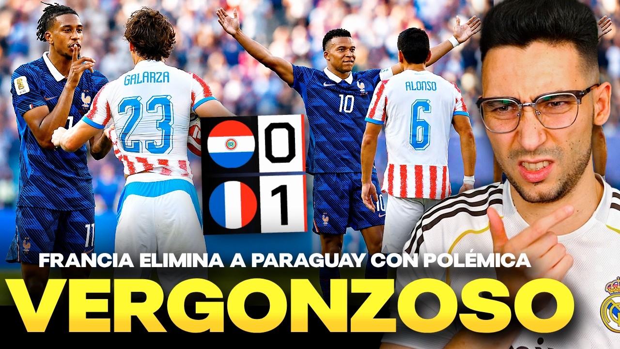 POL&Eacute;MICA y BOCHORNOSO ARBITRAJE en el PARAGUAY vs FRANCIA... MARRUECOS GANA 0-3 a CANAD&Aacute;