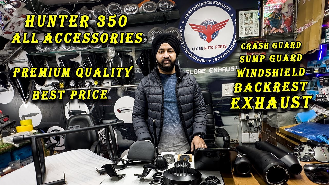 Best Accessories For Hunter 350 Royal Enfield