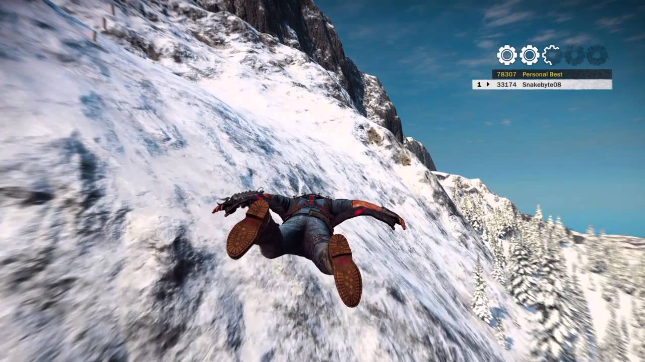 Mountain Marathon Wingsuit Course - Easier method for 5 Gears