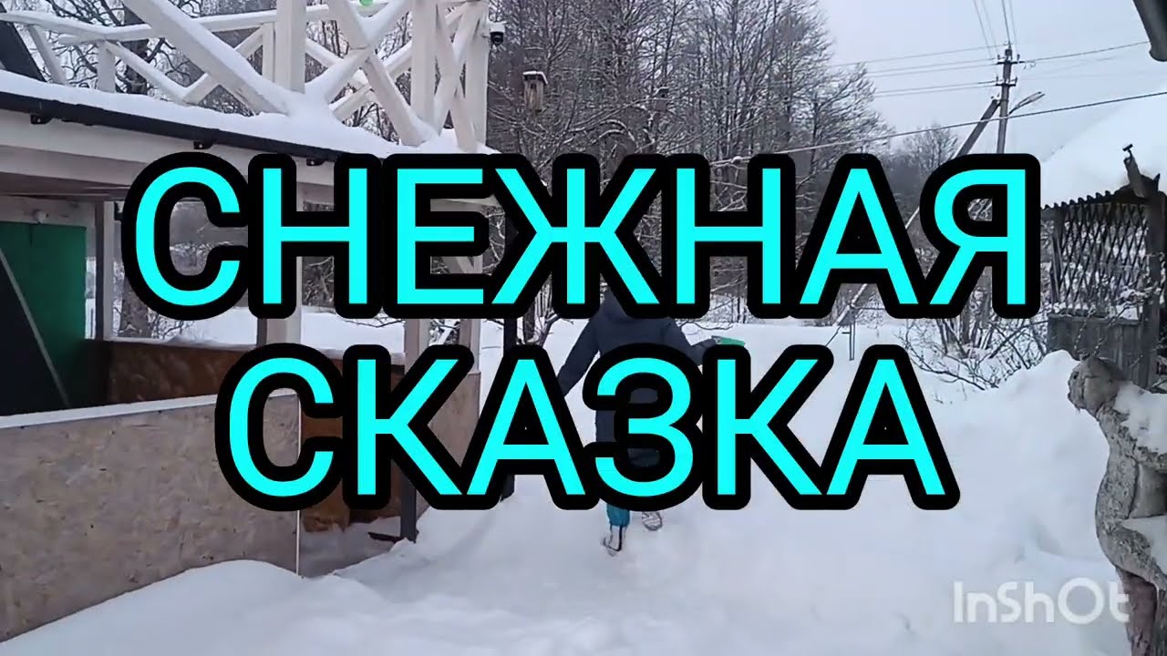 Наша снежная сказка.Как мы справляемся с морозной и снежной зимушкой.29.01.26.
