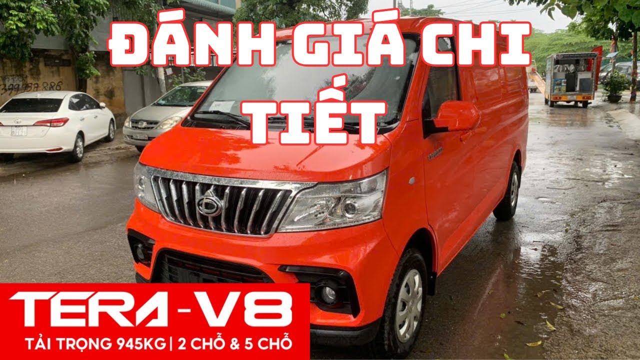 ĐÁNH GIÁ CHI TIẾT XE TẢI VAN TERA V8 2 CHỖ MÀU CAM NĂM 2025 - PHIÊN BẢN ĐỘC LẠ. #xetaivan