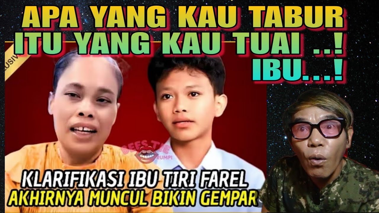 IBU TIRI FAREL PRAYOGA KLARIFIKASI - NASIB FAREL KOK GINI AMAT 😭