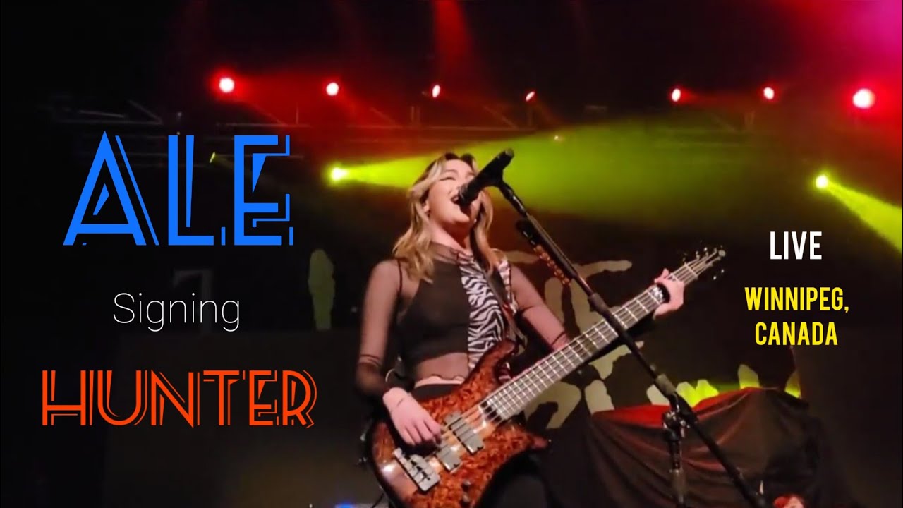ALE singing Hunter - The Warning - Winnipeg, Canada - 11/17/22 #livemusic #fyp #tour #hunter