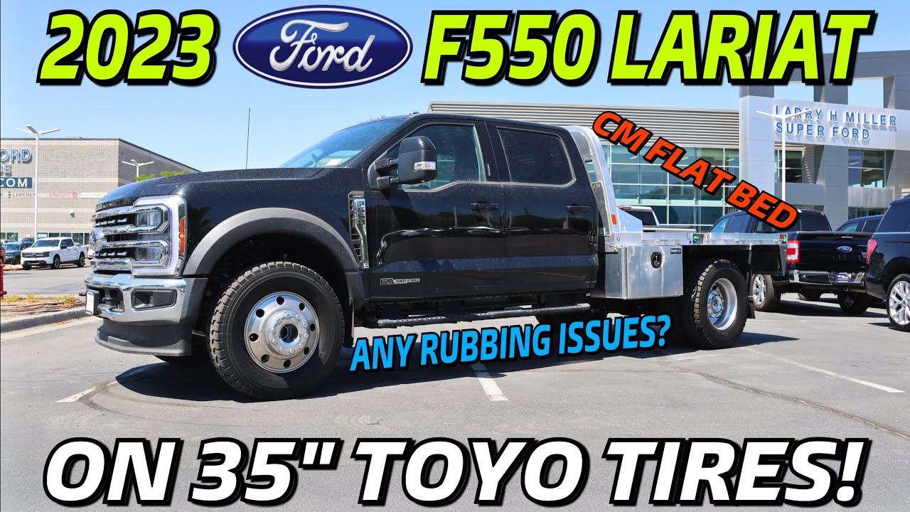2023 Ford F550 On 35's + CM Flat Deck Body: I had No Idea This Was Possible!!!