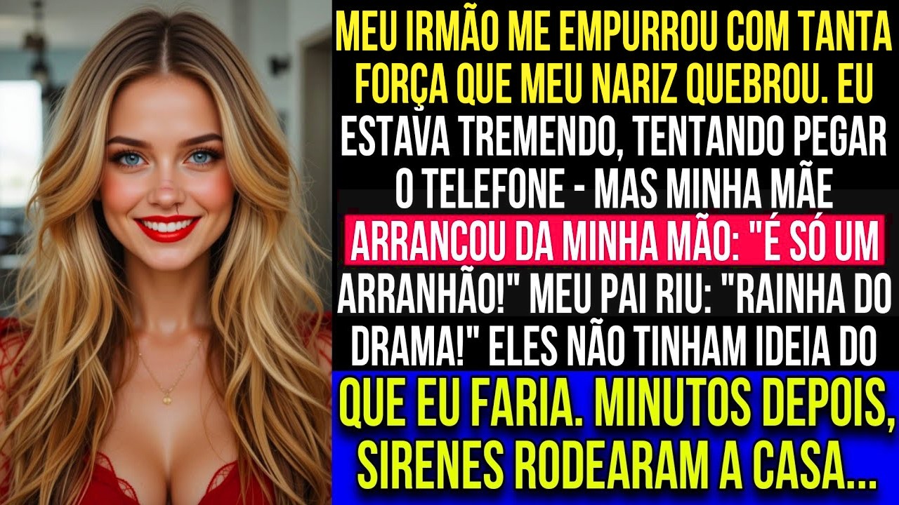 Meu irmão quebrou meu nariz  Pedi ajuda — minha mãe arrancou o telefone   Rainha do Drama de nov