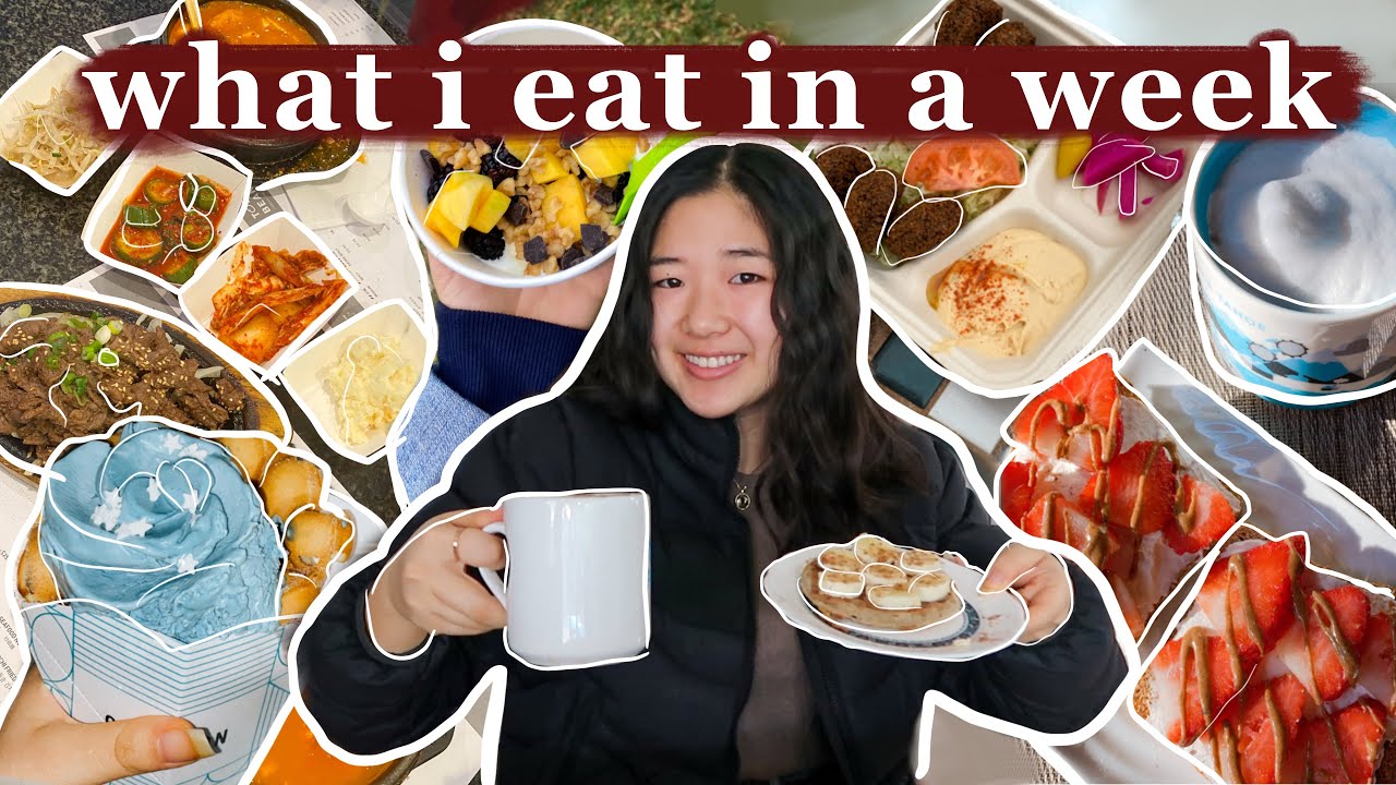 WHAT I EAT IN A WEEK (a week of eating whatever i want)