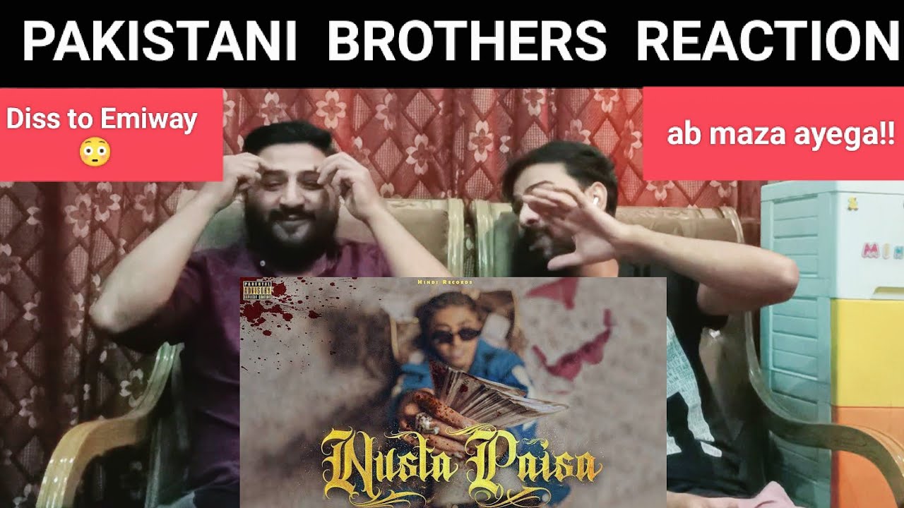 MC STAN - NUSTA PAISA - Pakistani Brothers Reaction (Official Music Video) | 2023