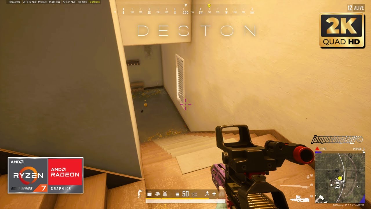 PUBG PC : BATTLEGROUNDS 2025 | AMD Ryzen 7 5700X3D | RX 6700 XT | Ram DDR4 32GB 3600Mhz (OC) | 2K