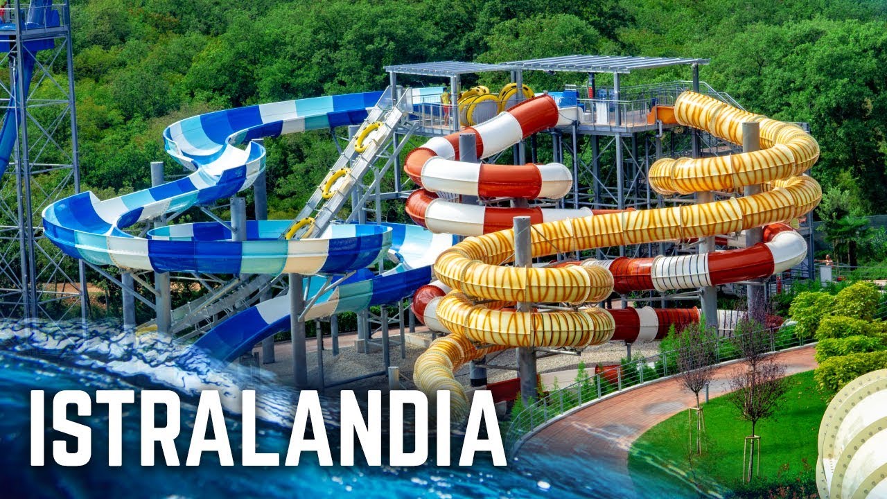 ALL WATER SLIDES at Aquapark Istralandia in Croatia! (POV)
