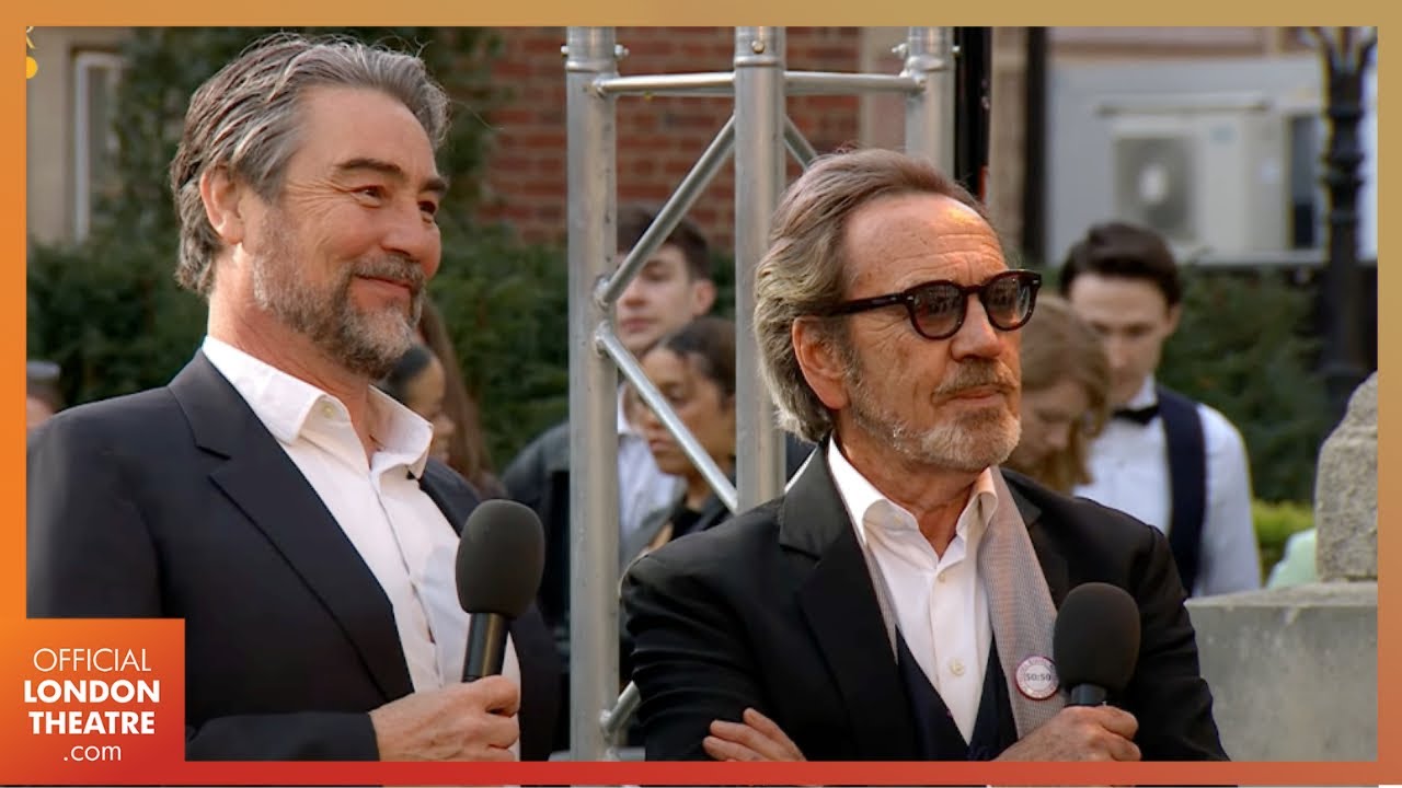 Robert Lindsay and Nathaniel Parker interview on the Green Carpet | Olivier Awards 2022
