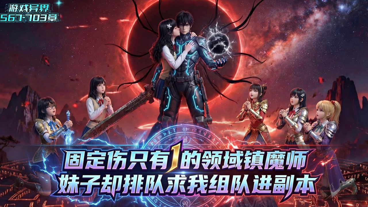 《续集:567-703章》我明明觉醒了百年难得一遇的领域镇魔师隐藏职业，却被校长劝告放弃职业者改走文科道路的时候，我发现了这个隐藏职业的隐藏提示#漫画解说 #小说 #都市高武 #游戏异界
