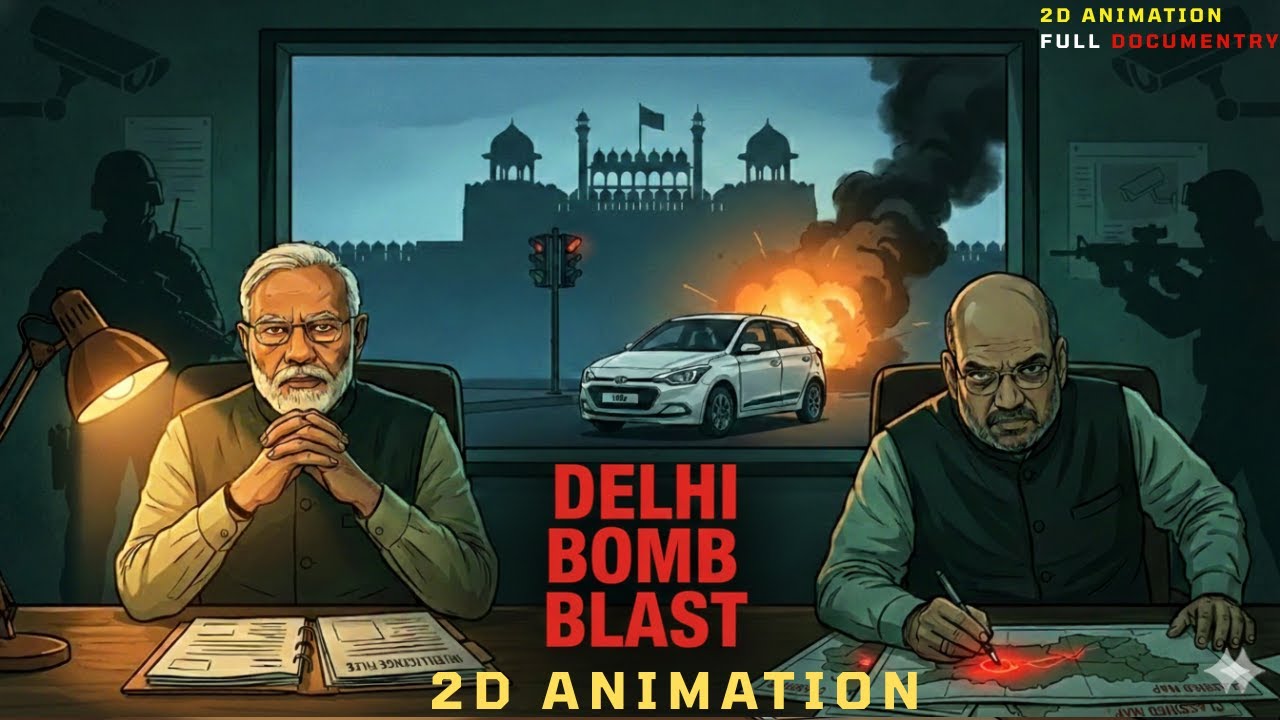 Reality of Delhi Red Fort Blast | Who was Behind It? | 2D Animation