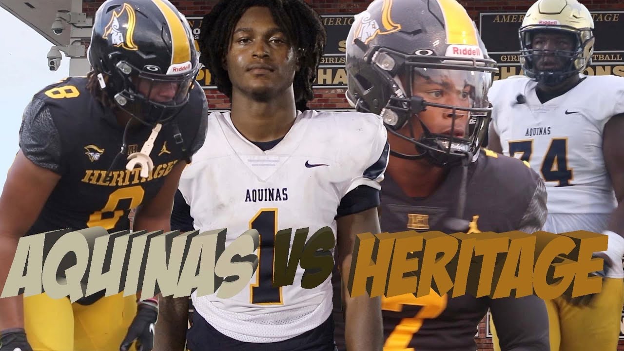 🚨🔥What A Comeback! Must 👀 2020 State Champions Clash American Heritage Vs St.Thomas Aquinas🏈🌴
