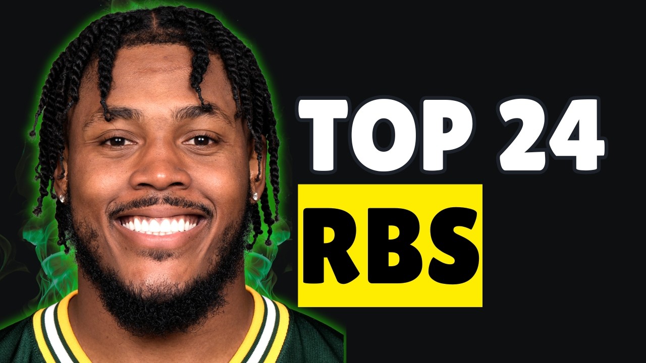 Top 24 Running Back Rankings & Tiers - 2026 Fantasy Football