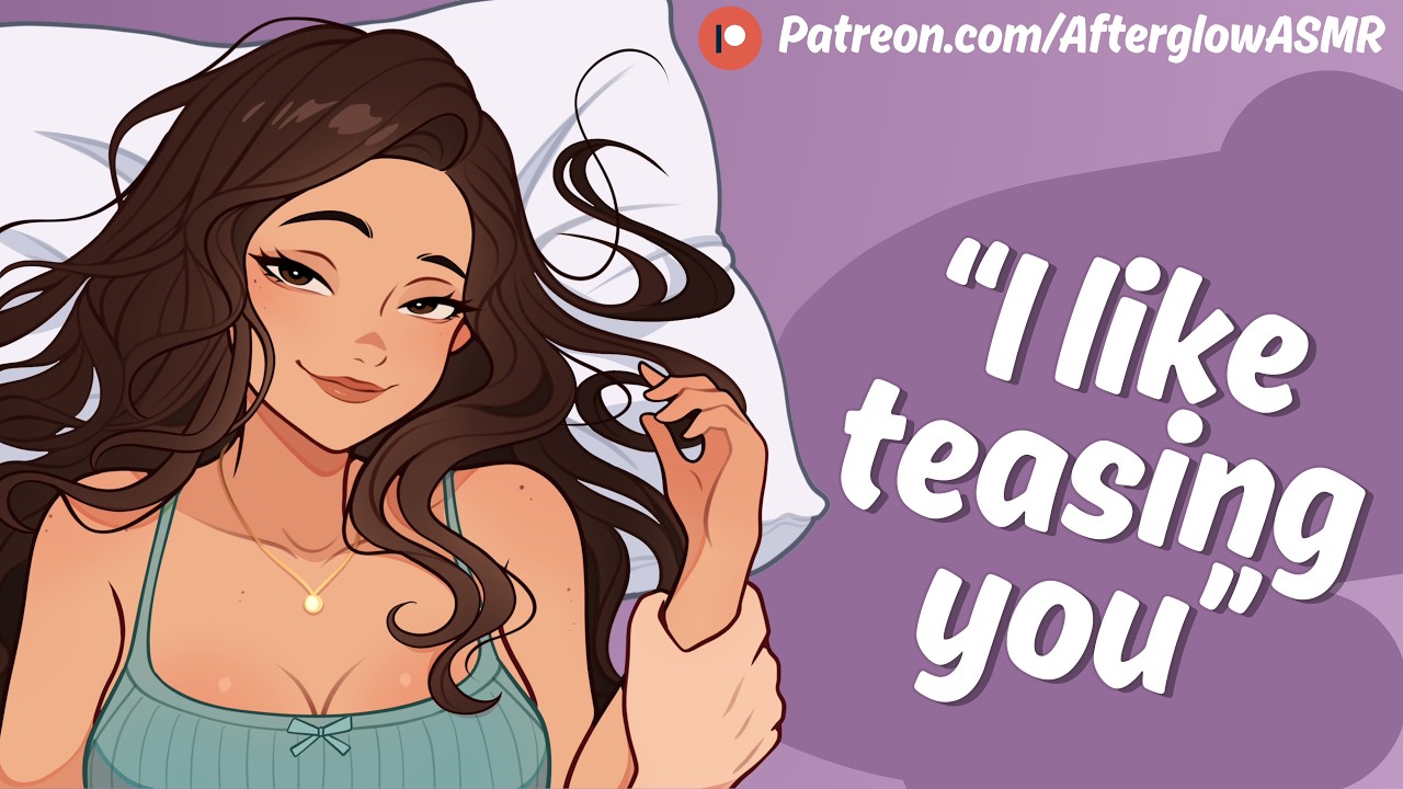 Short Girlfriend Ragebaits You into Pinning Her Down (Teasing) (Playful) (Kissing) (Taunting You)