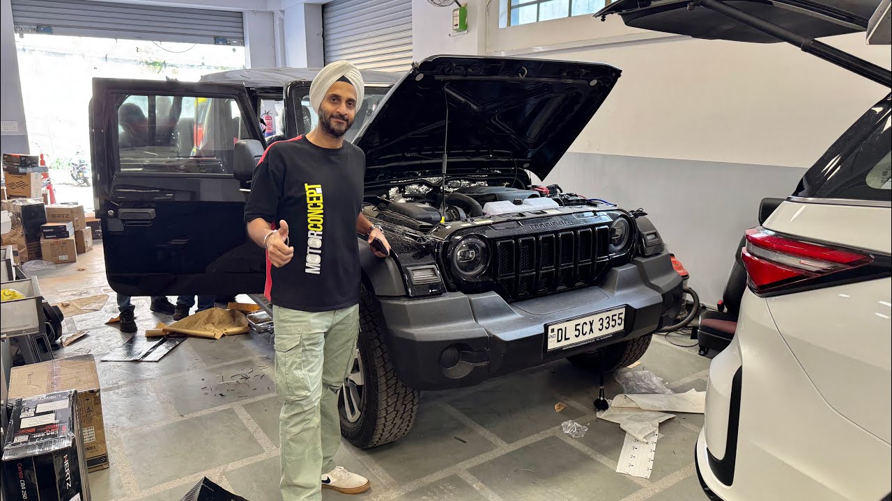 Mahindra Thar Roxx Audio Upgrade Check | Best Car Audio Upgrade Store | Audio Setup | Motor Concept