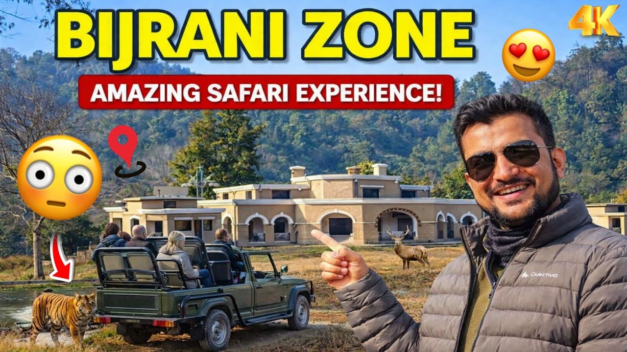 Bijrani Zone का असली मज़ा 🐅 | Water Bodies & Best Safari Experience 🤩 #yuvrajjimcorbett 