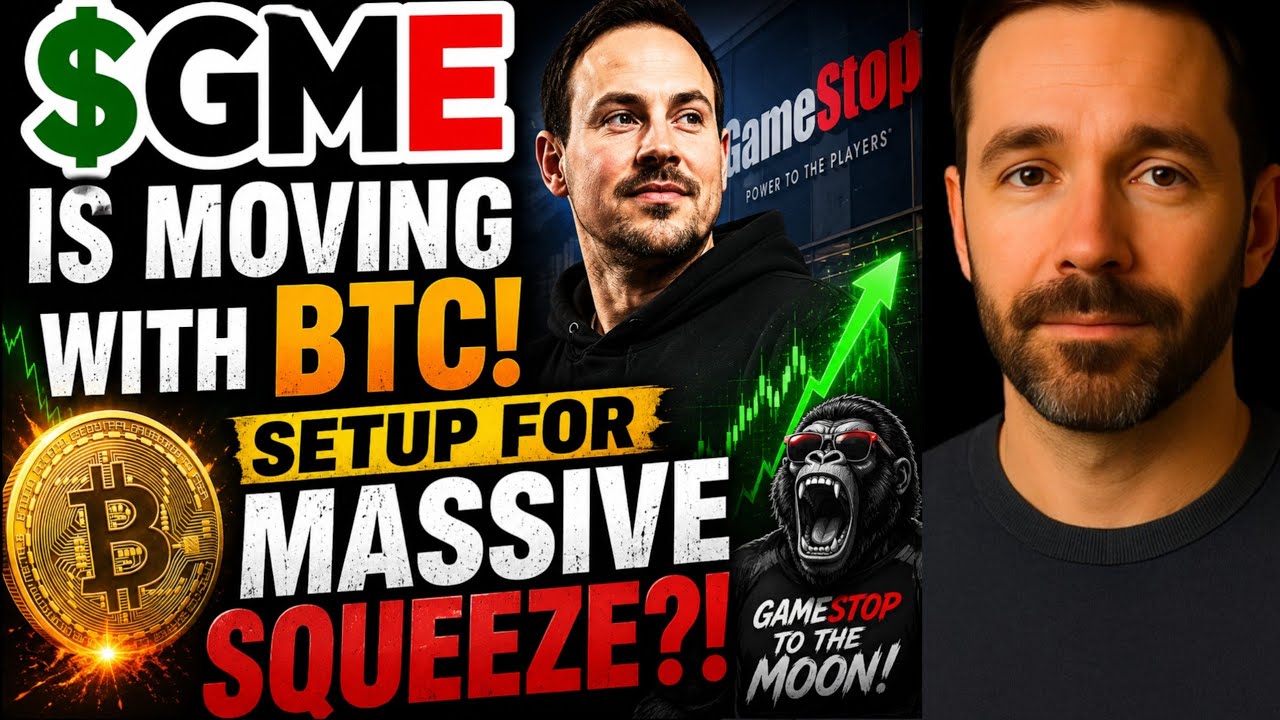 Акции GME: движутся вместе с BTC! Готовитесь к масштабному сжатию?? Анализ акций GameStop сегодня