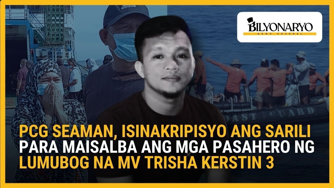 PCG marshal Alkhaizar Hadjail, pumanaw matapos magligtas ng maraming buhay sa MV Trisha Kerstin 3
