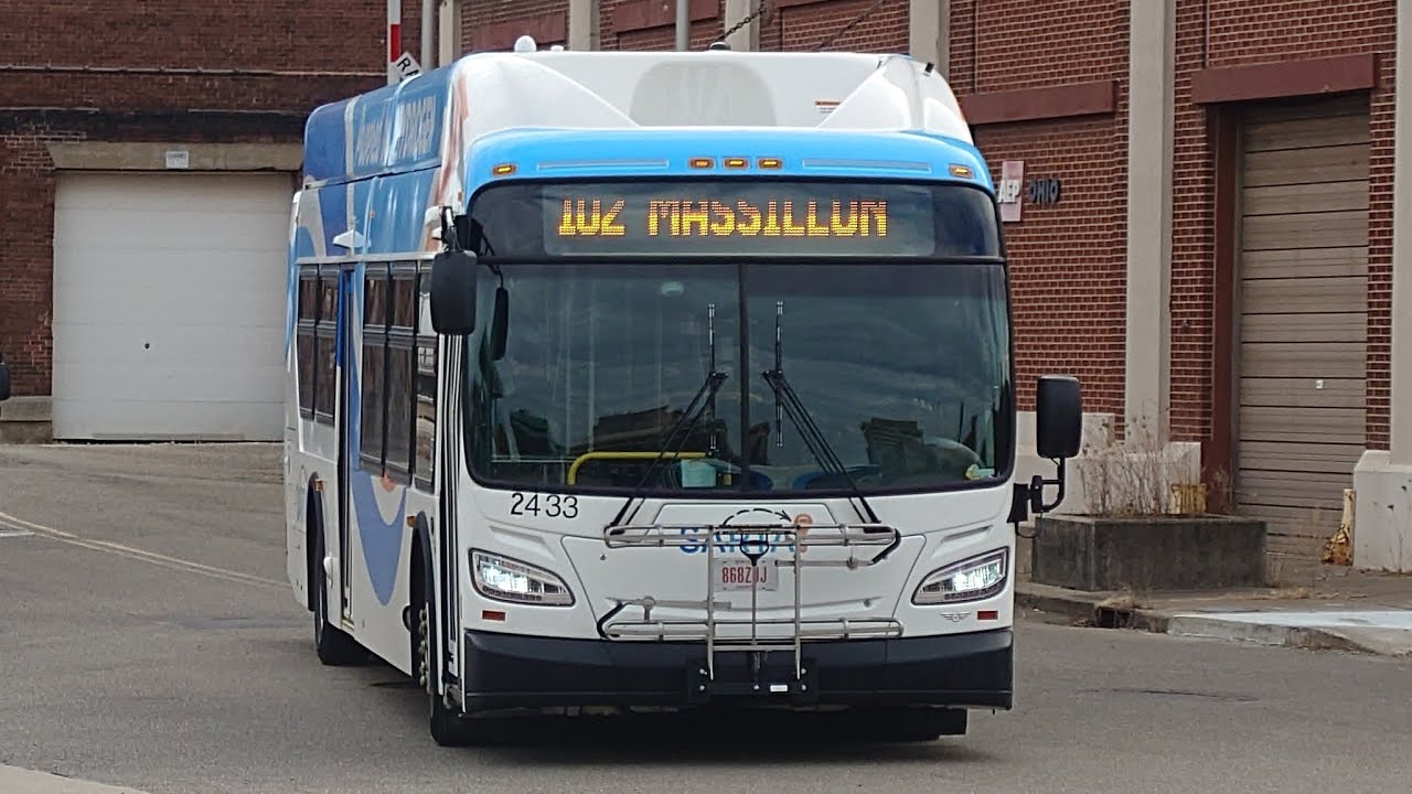 Ride On SARTA 2024 New Flyer XHE40 2433 On Rt 102 to Massillon Transit Center 