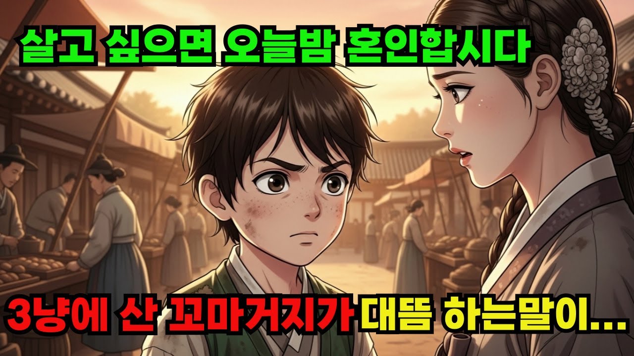 살고 싶으면 오늘밤 혼인합시다,3냥에 사온 거지가 알고 보니 조선의 세자? 첫날밤 기막힌 반전