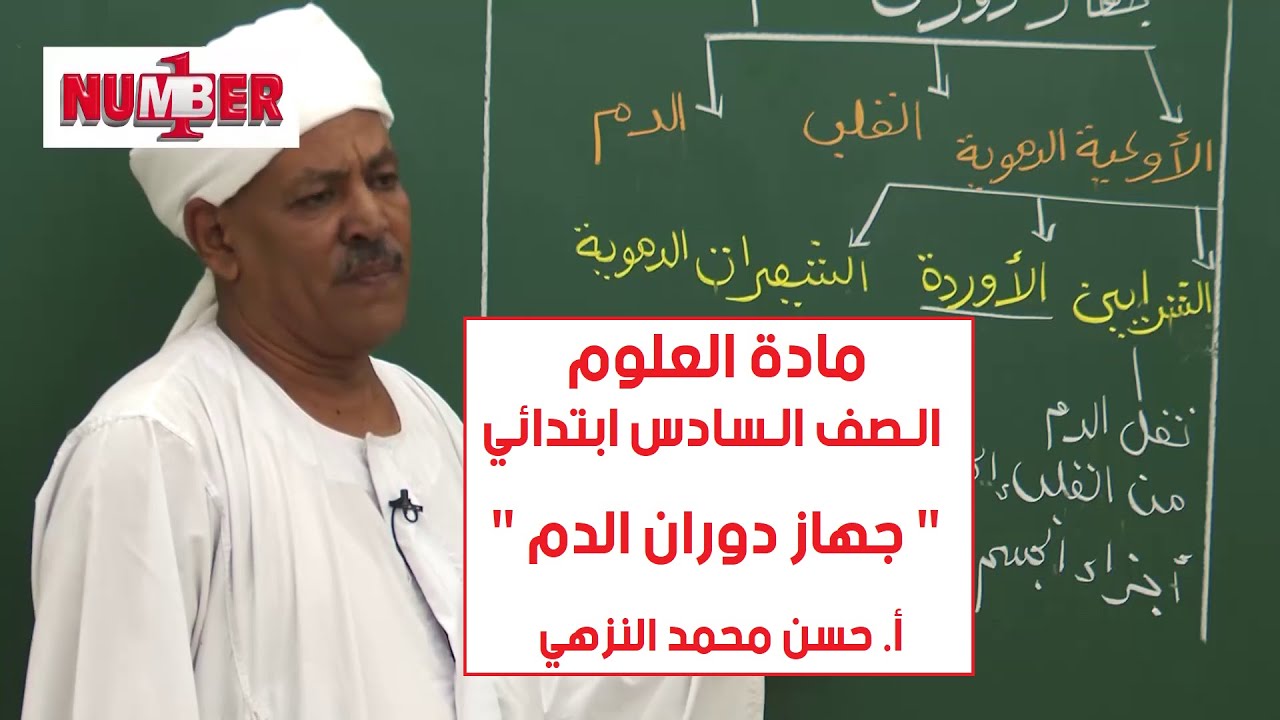 العلوم | جهاز دوران الدم | أ. حسن النزهي | حصص الصف السادس