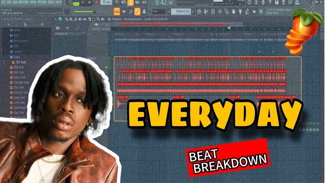 Fireboy - Everyday (Official Beat Remake)  Prod. by Blaisebeatz | step by step from Scratch.