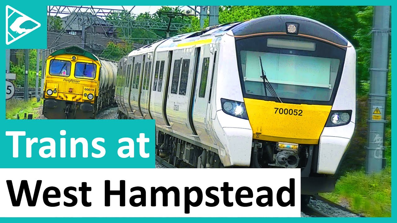 Trains at West Hampstead Thameslink (MML) 15/05/2021