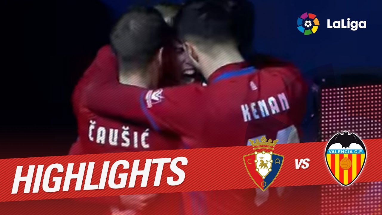 Resumen de Osasuna vs Valencia CF (3-3)