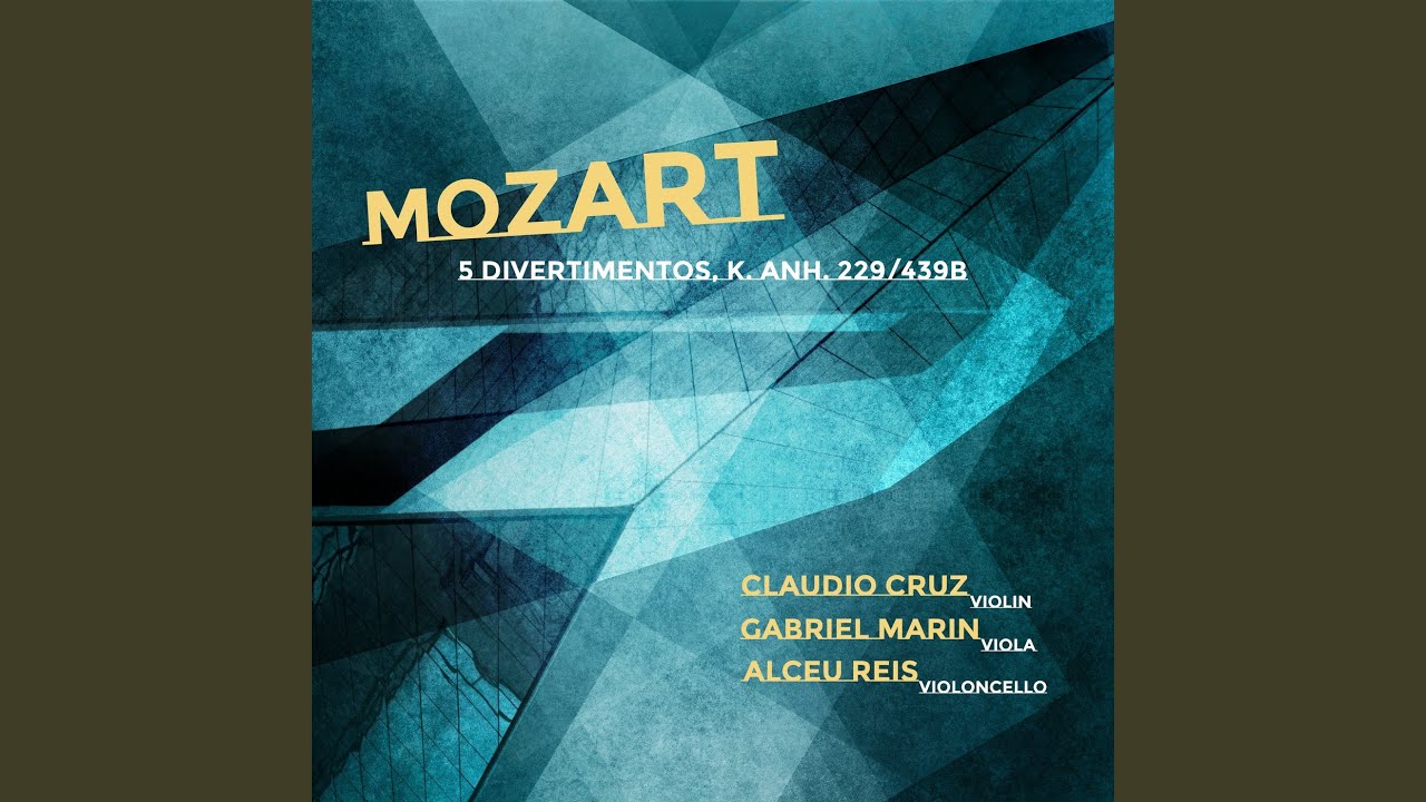 Divertimento, K. Anh. 229/439b, No. 4: V. Allegretto (Arr. for Violin, Viola and Cello by...