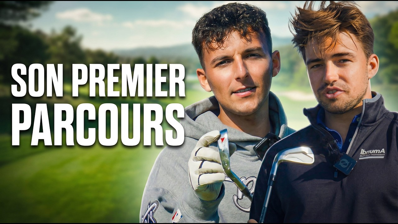 Il commence le golf JUSTE pour une vidéo… on l’emmène sur un parcours 😱