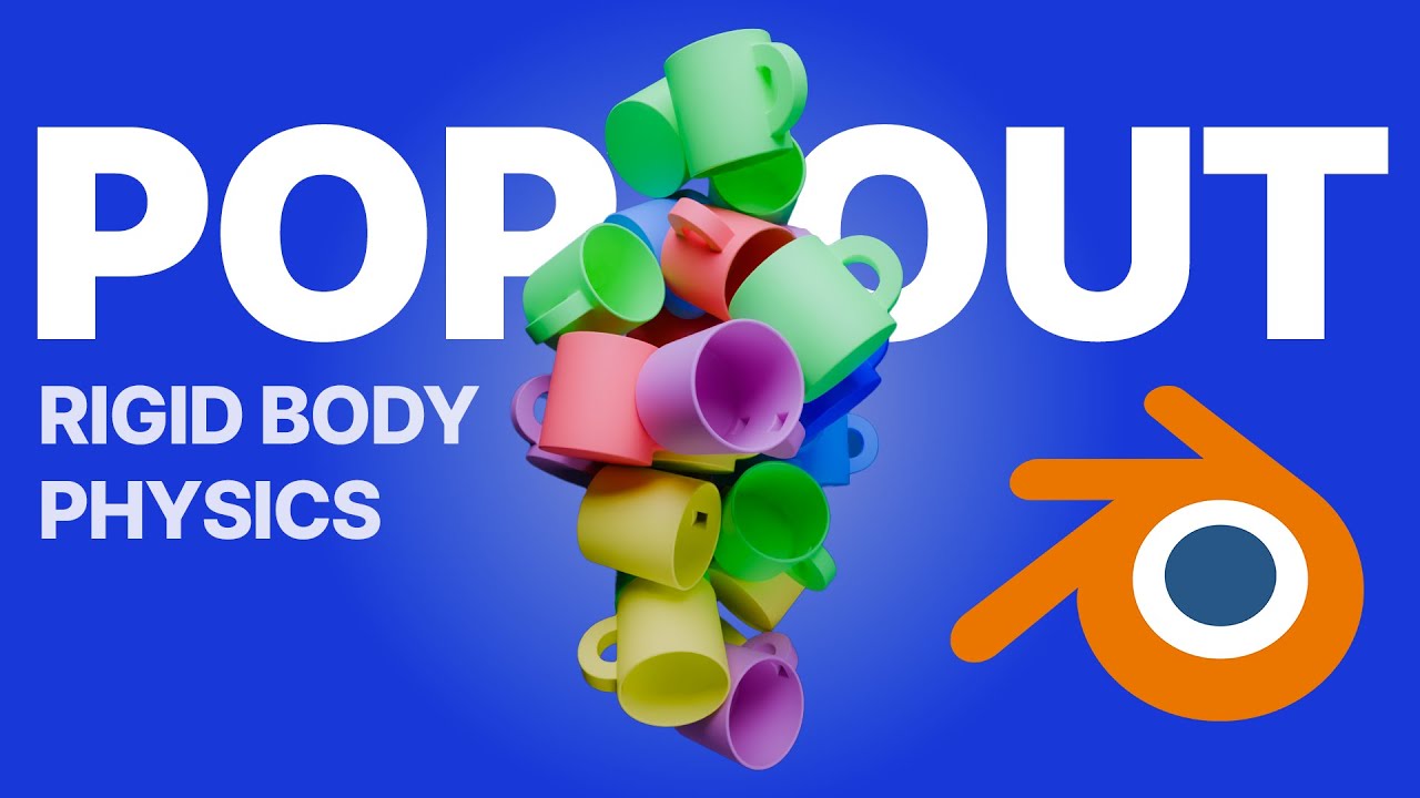 How to make the trending object pop out effect using Blender 3d