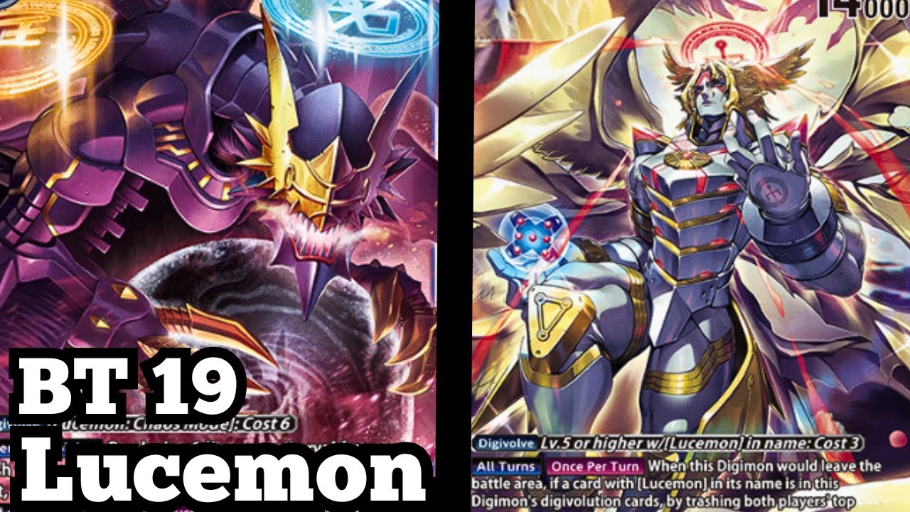 Lucemon Finally Has It's Own Deck! - Deck Profile BT19