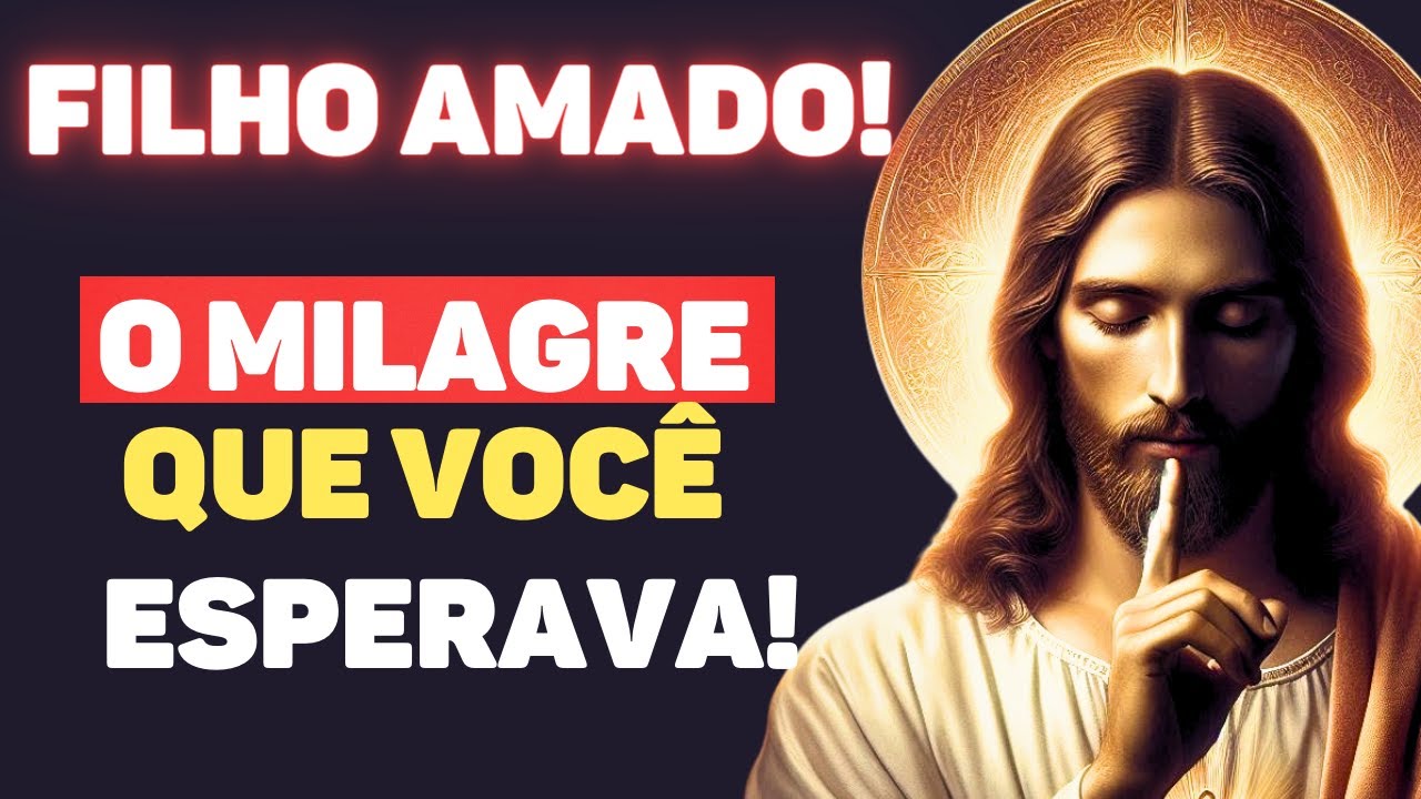 ✨ HOJE SUA VIDA VAI MUDAR! UM MILAGRE PODEROSO ESTÁ PRONTO PARA VOCÊ! 🙏