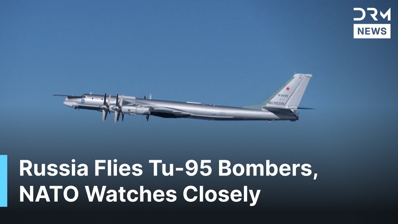 UNSEEN VIDEO: Russia Sends Tu-95 Bombers Over Barents Sea as NATO Jets Move to Intercept | AC1B