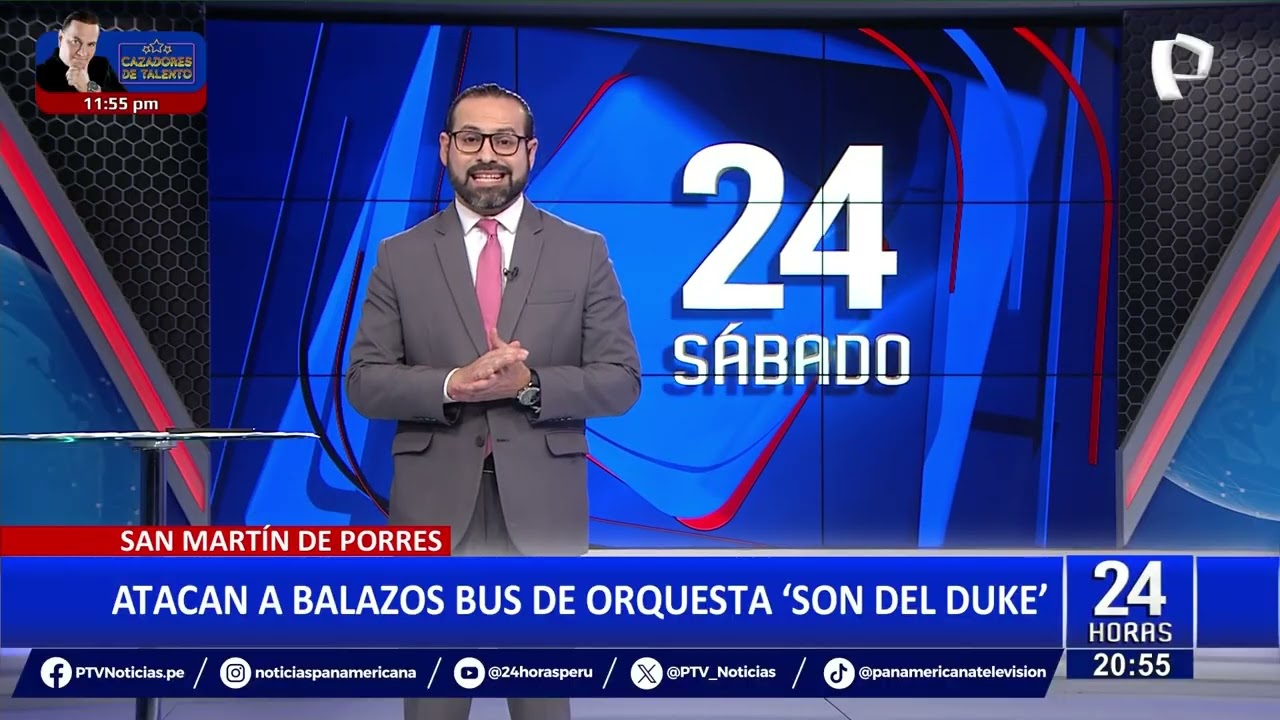 Bus de orquesta Son del Duke fue atacado a balazos en San Martín de Porres