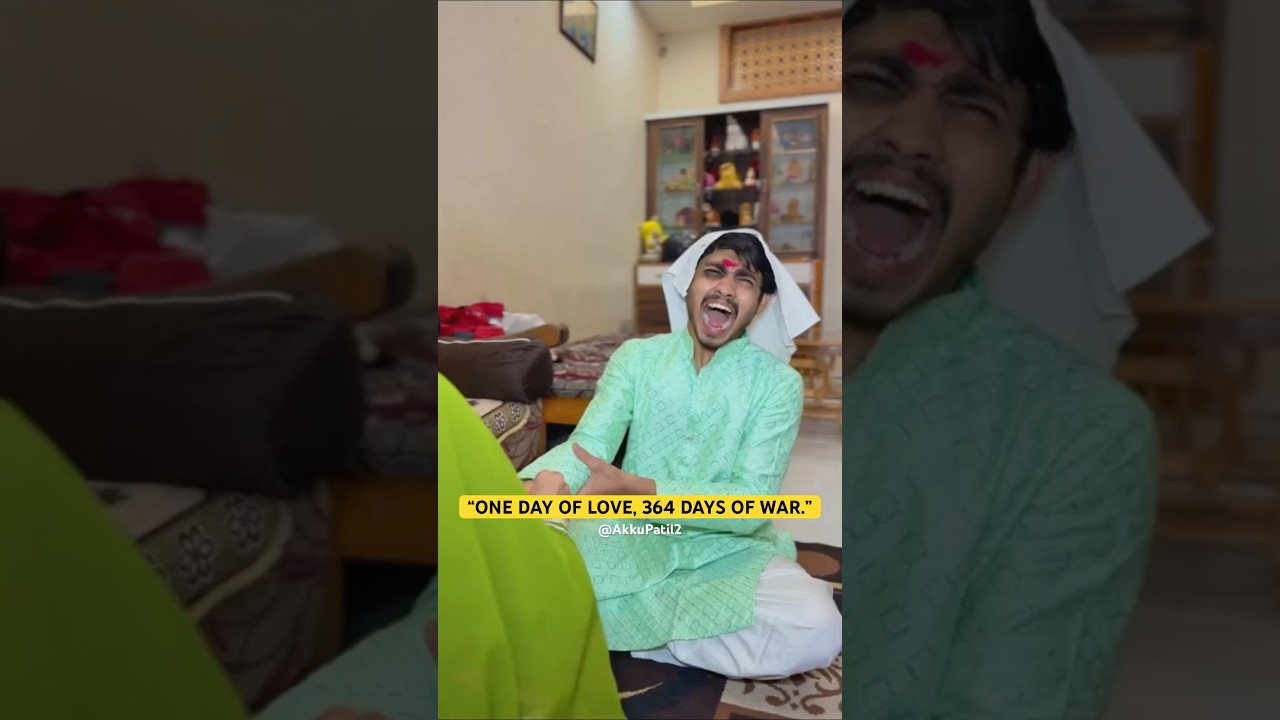 &ldquo;Happy Raksha-Bandhan🎁👫❤️.&rdquo;#rakshabandhan #festival #brothersister #rakhi #ytshorts #funny
