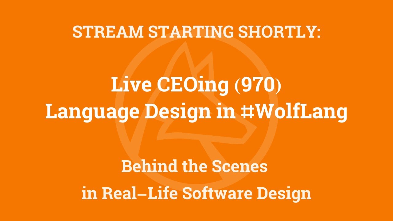 Live CEOing, выпуск 970: Разработка языков программирования в Wolfram Language [ArrayPlot, Skelet...
