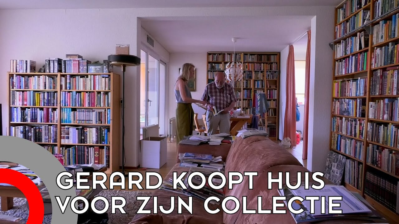 Gerard (81) kocht een extra huis voor zijn boekenverzameling
