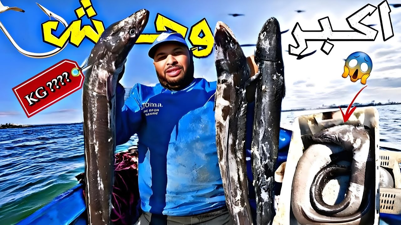 كفاح البحار: صيد أكبر وحوش سمك الفرخ 🐟في أعماق البحر 🌊حصيلة ممتازة أجواء رائعة و رياح قوية 🌪