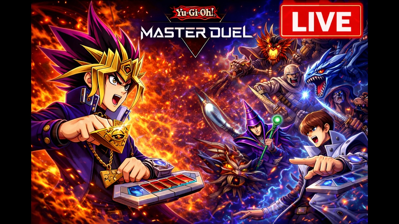 Yu-Gi-Oh! Master Duel LIVE 🔥 Dueling My Viewers! Bring Your Best Deck!