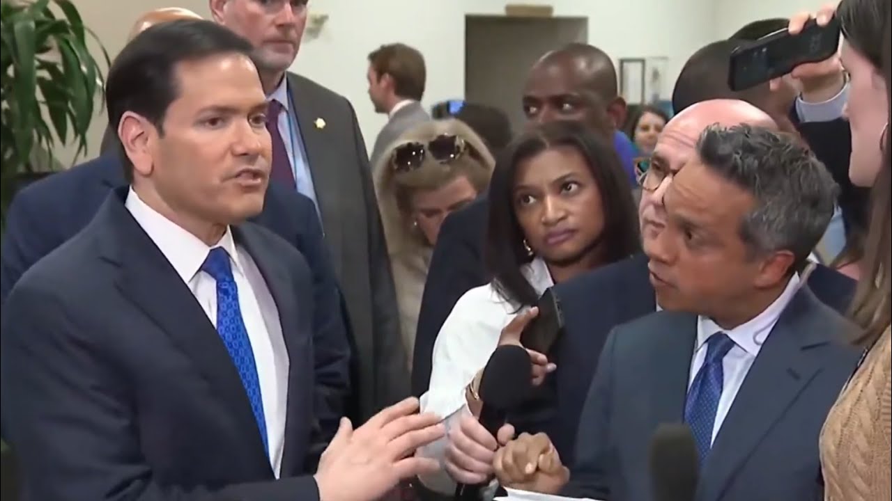 ‘This is my press conference’: Marco Rubio shuts down CNN reporter in fiery exchange